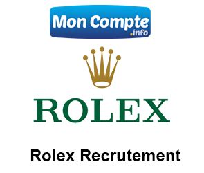 rolex emploi romont|Rolex careers.